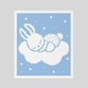 crochet-C2C-bunny-on-cloud-graphgan-blanket-3