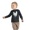 TODDLER 2T - 6T Wildflower Chickens Long Sleeves Shirt for Little Chicken Lover Baby Floral Chicken Farm Life Sleeves Toddler Big Chicken - 3.jpg