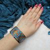 turquoise-hand-painted-leather-cuff-bracelet.JPG