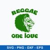One Love Reggae Svg, Lion Svg, Png Dxf Eps File.jpeg