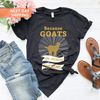 Because Goats Are Freaking Awesome, Farmer Shirt, Goat Birthday Gift Shirt, Cute Goats Shirts, Farm Animal Shirt, Goat Lover Gift Shirt - 1.jpg