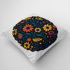 cross stitch cushion pattern flowers
