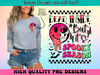Dead inside but it’s spooky season png, retro Halloween sublimation, front and back png, spooky season png, trendy Halloween shirt design - 1.jpg