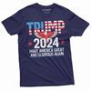 Men's Trump 2024 Make America Great and Glorious T-shirt Donald Trump for president elections Political USA Tee Shirt - 1.jpg