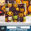 Halloween Tumbler Wrap, 20 oz Skinny Tumbler Sublimation Design, Straight Tumbler Wrap PNG, Spooky Fall PNG (35).jpg
