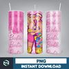Barbie Tumbler, Barbie Tumbler PNG, Barbie Sublimation Wraps, Digital Download (23).jpg