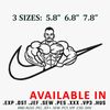 Chris bumstead x nike Embroidery Design