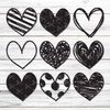 Heart Bundle Svg, Heart Svg, Valentines Day Svg, Sketch Heart Svg, Simple Heart Svg, Heart Cricut Svg, Png Dxf Eps Digital File.jpg