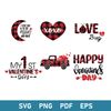 Plaid Valentines Day Svg, Happy Valentine Day Svg, Valentine Svg , Png Dxf Eps File.jpg