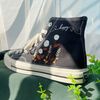 Converse High TopsEmbroidered ShoesEmbroidered White Sweet Rose GardenEmbroidered Sneakers Chuck Taylor 1970s Converse Custom Name - 7.jpg