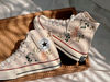 Embroidered Converse Chuck Taylors 1970sCustom Converse High TopsCustom Converse Green Tree LeavesCustom Logo LeavesGift For Her - 1.jpg