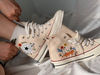 Embroidered Converse High TopsCustom Converse PetFloral ConverseEmbroidered ConverseGarden Of Sunflowers And Daisies And LizardsGifts - 3.jpg