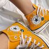 Embroidered ConverseFlower ConverseEmbroidered Flower And LeavesConverse High Tops Chuck Taylor 1970s - 3.jpg