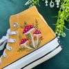 Embroidered ConverseMushroom ConverseEmbroidered Red Mushrooms And Rabbit Butterfly Converse High Tops Chuck Taylor 1970s Mountain Logo - 4.jpg