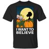 The Great Pumpkin I Want To Believe Halloween Snoopy T-Shirt.jpg