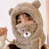 balaclava hat for teenagers with ears and a bear mask.JPG