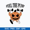 Feel The Pump Weightlifting Svg, Pumpkin Svg, Halloween Svg, Png Dxf Eps File.jpeg