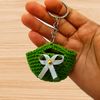 crochet bag keychain pattern