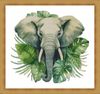 Elephant Surrounded By Leaves1.jpg