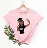 Black Girl 2023 Graduate T-Shirt, Funny Graduate Tee, African American Woman Tee, Graduation 2022 Shirt, Graduation Tee, Graduation Gift Tee - 1.jpg