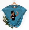 Black Girl 2023 Graduate T-Shirt, Funny Graduate Tee, African American Woman Tee, Graduation 2022 Shirt, Graduation Tee, Graduation Gift Tee - 2.jpg