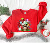Christmas Skeleton Sweatshirt, Christmas Skeleton Santa Sweatshirt, Christmas Vibes Sweatshirt, Christmas Sweatshirt Gift, Xmas Shirt - 2.jpg