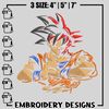 Son Goku embroidery design