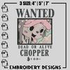 Bounty Chopper embroidery design