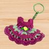 A crochet dress keychain pattern
