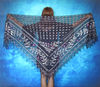 Big embroidered Orenburg Russian shawl, Hand knit cover up, Wool wrap, Handmade stole, Kerchief, Wedding shawl, Warm bridal cape, Big scarf, Gift for her.JPG