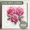 Cross stitch pattern PDF Watercolor flowers (1).png