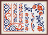 Borders - Cross Stitch Pattern - Corners, Inserts and General Motifs - Antique Sampler PDF Counted Vintage Pattern - Reproduction of 19th century (2).jpg