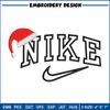 Nike hat embroidery design, Chrismas embroidery, Nike design, Embroidery shirt, Embroidery file, Digital download.jpg
