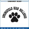 Springfield embroidery design, Logo embroidery, Emb design, Embroidery shirt, Embroidery file, Digital download.jpg