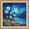 Dandelion And Night Forest View2.jpg