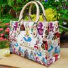 Alice In Wonderland Leather Handbag, Cute Alice With Friends Women Handbag, Personalized Leather bag,Love Disney,Disney Handbag,Handmade Bag - 2.jpg