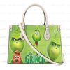 Grinch Leather Handbag,Grinch Christmas Handbag,Grinch Lover's Handbag,Custom Leather Bag, Woman Handbag, Custom Leather Bag, Shopping Bag - 8.jpg
