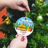 2023 Personalized Construction Truck Bulldozer Christmas Tree Ornament, Bulldozer Ornament Xmas Gifts for Family Friends Boys Kids, - 4.jpg
