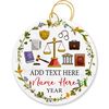 Lawyer Ornament, Personalized Law School Student Ornament Gift for Graduation Christmas 2023, Lawyer Judge Scales of Justice Xmas Ornament - 2.jpg