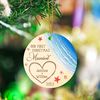 Married Ornament Christmas 2023, Personalized Our First Christmas Married Ornament, 1st Xmas Married Ornament Sea 2023, Customized Names - 1.jpg