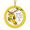 Personalized Bee Friends Best Friends Ornament Xmas 2023, Beeing Your Friend is The Best Ornament Custom Names Bumble Bee Friends Customized - 2.jpg