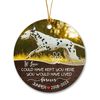Personalized Dog Memorial Keepsake Photo Ornament Christmas 2023, Add Photo If Love Could Have Kept You Here, Picture Sympathy Keepsake Gift - 3.jpg