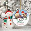 Personalized Family of 4 Christmas Ornament, Owl Our First Christmas As A Family of 4 Ornament, Christmas Ornament, Family Ornament, - 5.jpg