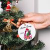 Personalized Pink Truck Christmas Ornament 2022, Baby's First Christmas Ornament Car - VAPCUFF, Custom Baby Girls Truck Ornament Gift - 4.jpg