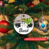 Police Car Christmas Ornament, Personalized Police Car Ornament Xmas 2022, Custom Keepsake Gift for Kids Newborn New Parents, - 5.jpg