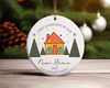 First Christmas In Our New Home Family Personalized Ceramic Ornament Home Decor Christmas Round Ornament - 5.jpg
