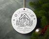 First Christmas In Our New Home Family Personalized Ceramic Ornament Home Decor Christmas Round Ornament - 6.jpg