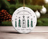 Personalized First Christmas At New Home Of Family Ceramic Ornament Home Decor Christmas Round Ornament - 1.jpg