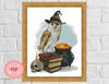 Barn Owl Wearing Witch Hat4.jpg