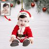 Custom Baby Face Photo Ornament, Funny Baby Santa Ornament, First Christmas, New Baby Ornament, Tree Decor, Gift for Baby - 1.jpg
